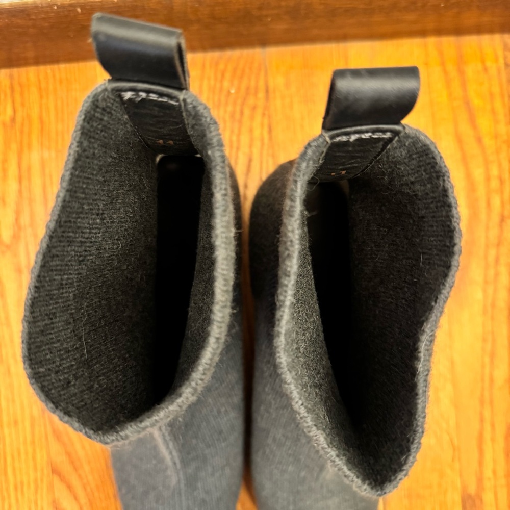 Everlane The Glove Boot Women’s Wool Blend Gray Booties Size 11 - Picture 6 of 11